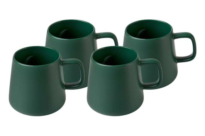 Набор из 4-х кружек Blend Sala, тёмно-зеленый, 0,375 л Maxwell & Williams MW475-DI0424