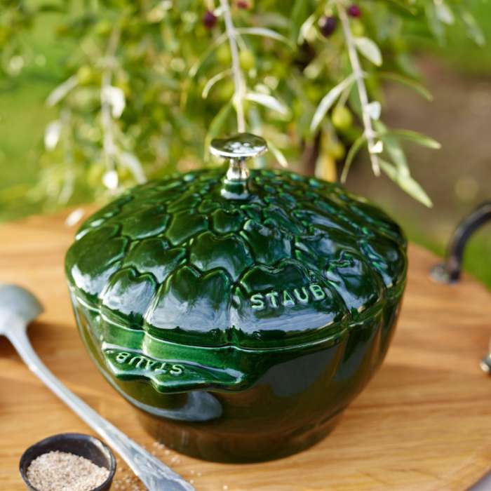 Кокот "Артишок", 22 см, зеленый базилик STAUB 11152285