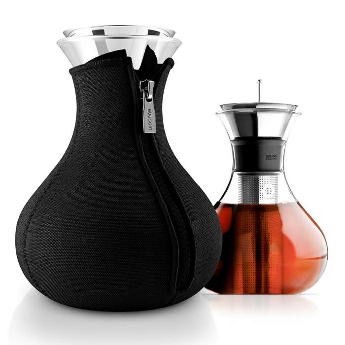 Чайник заварочный tea maker в неопреновом текстурном чехле, 1 л, черный  567489