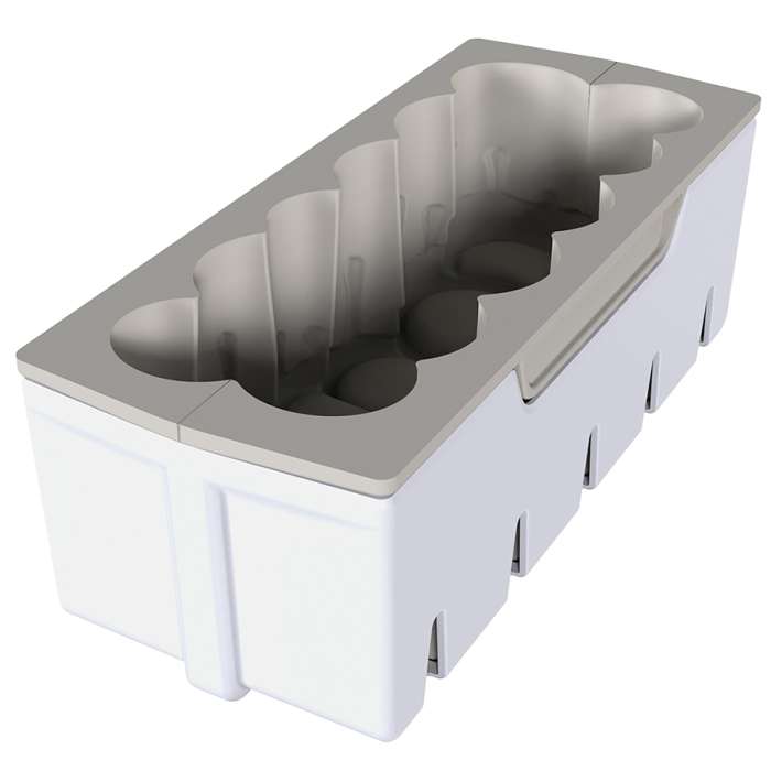 Форма для приготовления десертов buche lumiere, 21,9х7,6 см Silikomart 20.451.13.0065