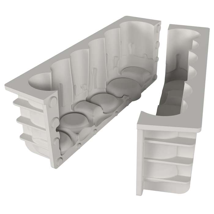 Форма для приготовления десертов buche lumiere, 21,9х7,6 см Silikomart 20.451.13.0065