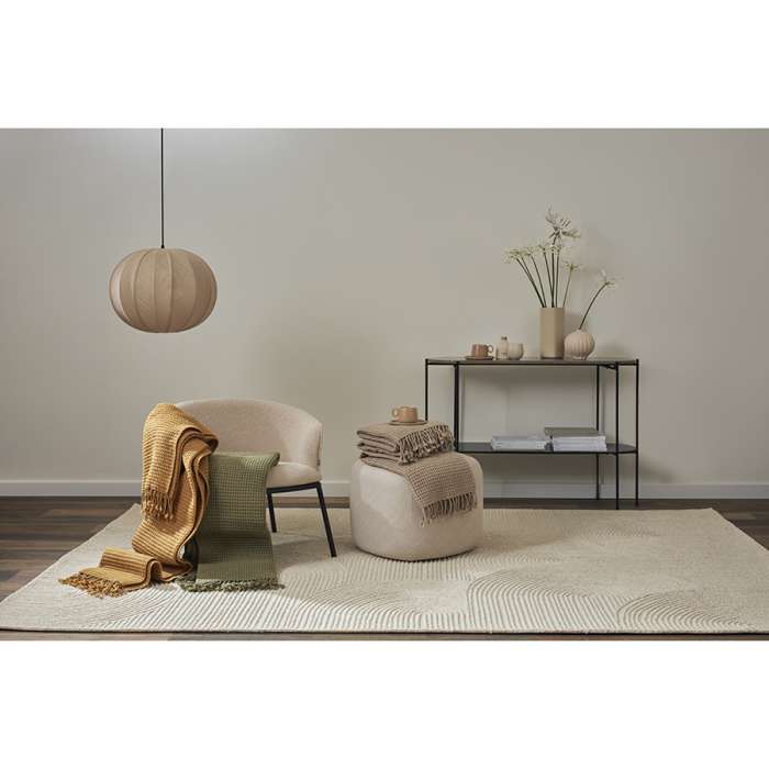 Плед из шерсти травянисто-зеленого цвета из коллекции essential, 130х180 см Tkano TK23-TH0004