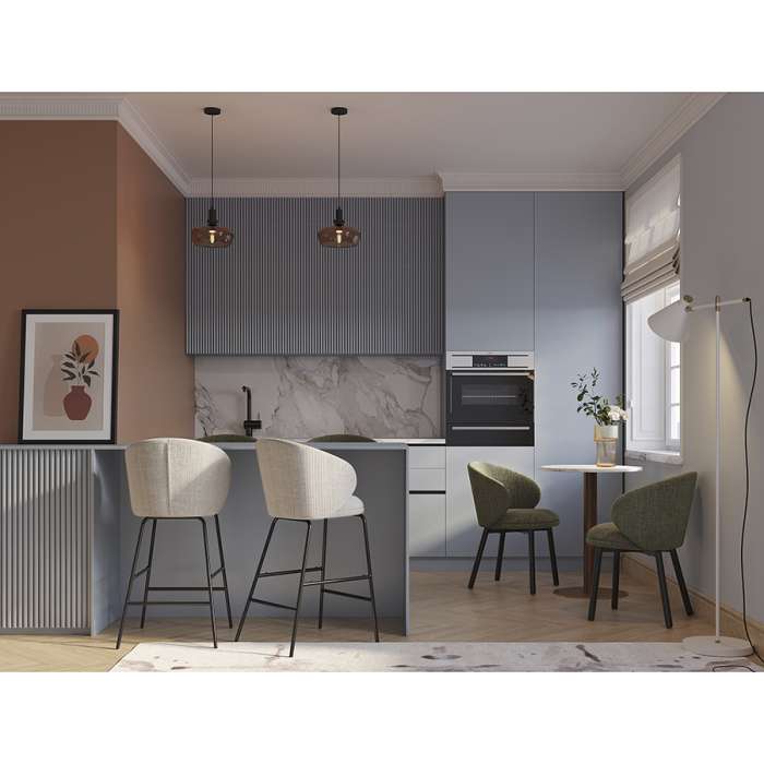 Стул полубарный comfy, рогожка, топленое молоко Bergenson Bjorn BB0000683