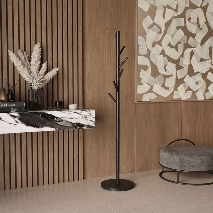 Вешалка напольная forsty, 173 см, черная Bergenson Bjorn ZY-FH-FS-WD-BLK