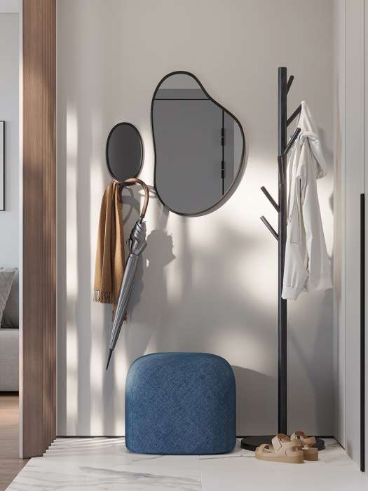 Вешалка напольная forsty, 173 см, черная Bergenson Bjorn ZY-FH-FS-WD-BLK