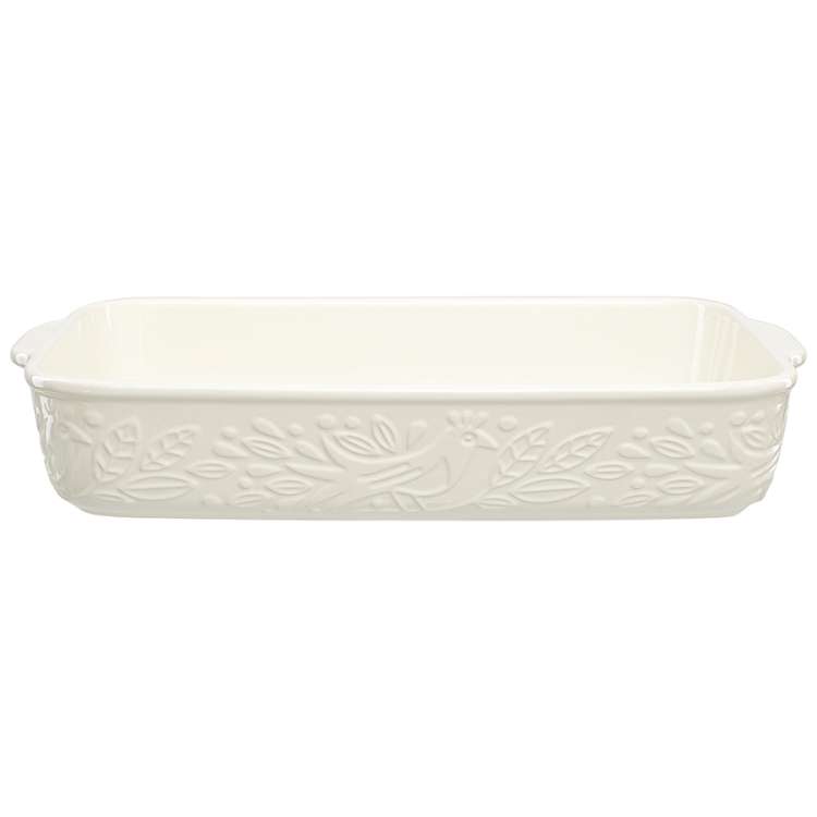 Блюдо для запекания birds of paradise, 42х27 см, кремовое Liberty Jones LJ0000132