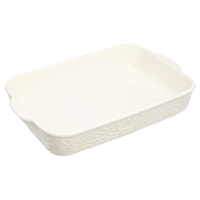 Блюдо для запекания birds of paradise, 42х27 см, кремовое Liberty Jones LJ0000132