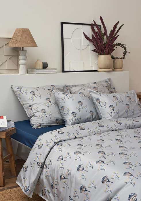 Набор наволочек "Полевые цветы" из премиального сатина из коллекции russian north, 50х70 см Tkano TK24-PC0040