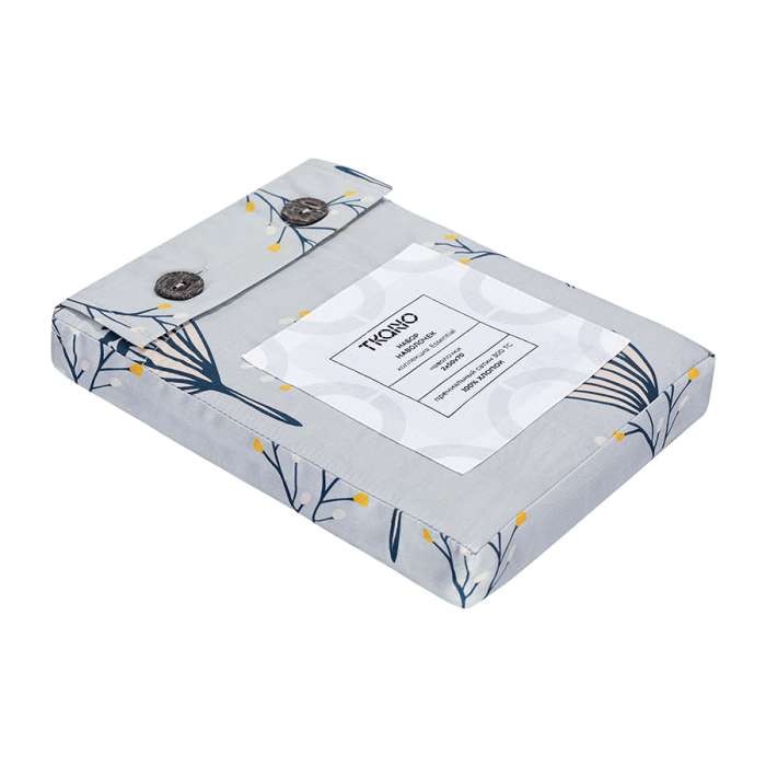 Набор наволочек "Полевые цветы" из премиального сатина из коллекции russian north, 50х70 см Tkano TK24-PC0040