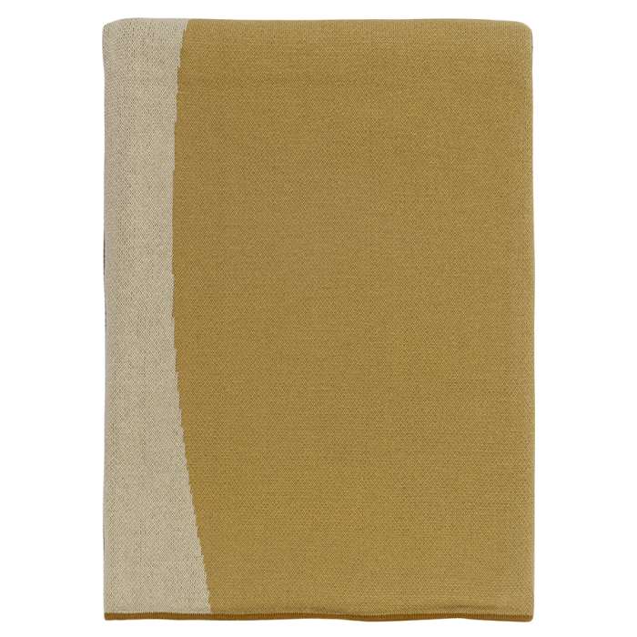 Плед из хлопка с рисунком Rice plantation из коллекции Terra, 130х180 см TKANO TK22-TH0003