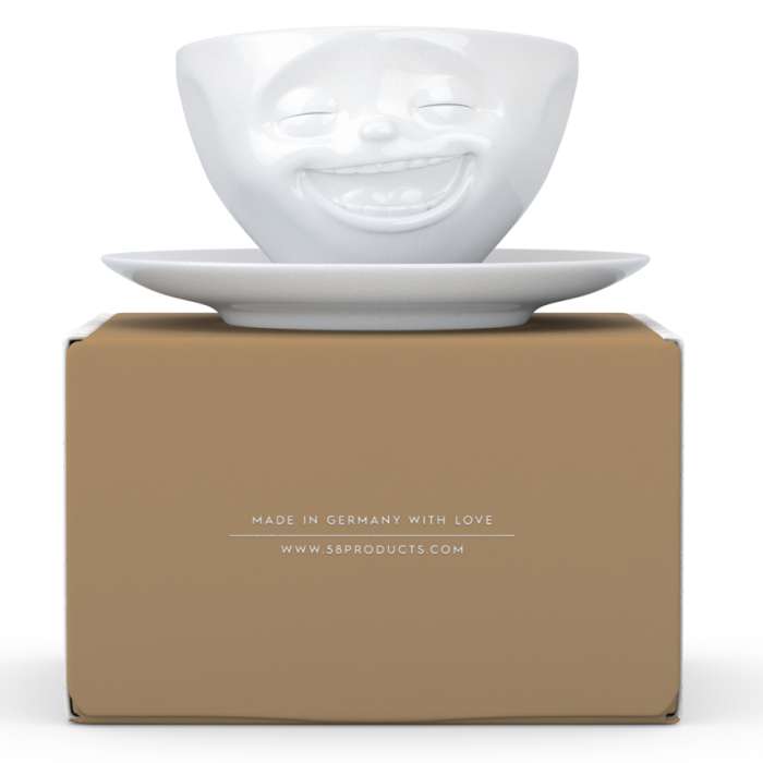 Чайная пара laughing, 200 мл, белая Tassen T01.47.01