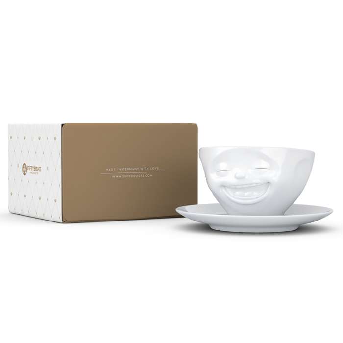 Чайная пара laughing, 200 мл, белая Tassen T01.47.01