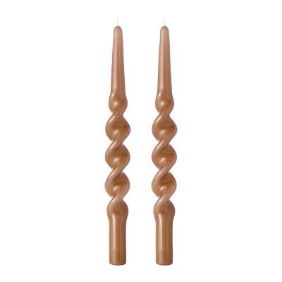 Набор из двух свечей светло-коричневого цвета из коллекции essential, 35 см Tkano TK25-CND0003