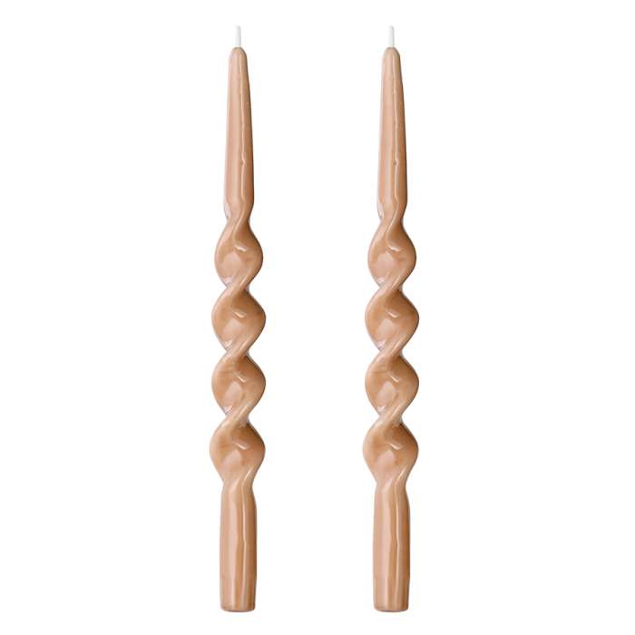 Набор из двух свечей светло-коричневого цвета из коллекции essential, 35 см Tkano TK25-CND0003
