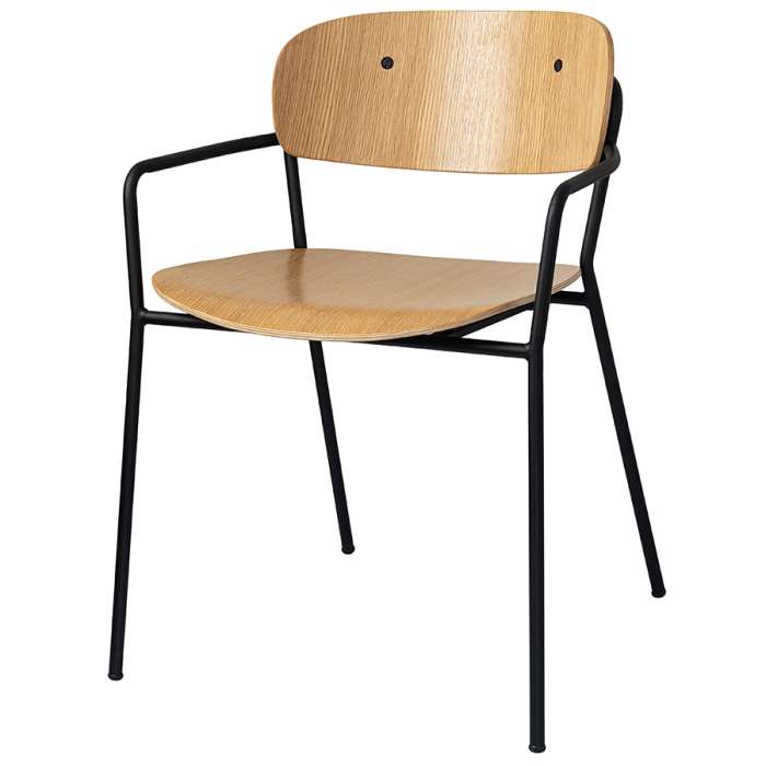 Стул с подлокотниками torfrid, светлый орех Bergenson Bjorn BB0001041