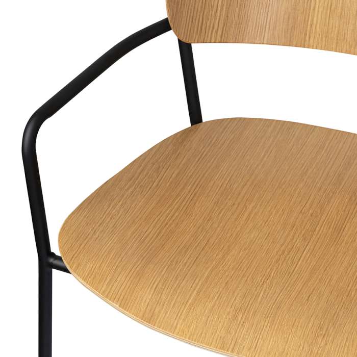 Стул с подлокотниками torfrid, светлый орех Bergenson Bjorn BB0001041