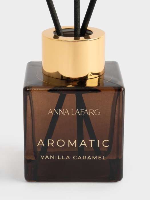 Ароматический диффузор, 50 мл, коричневый, Vanilla Caramel, Vaudeville ANNA LAFARG ANLAF-F25A-ST001