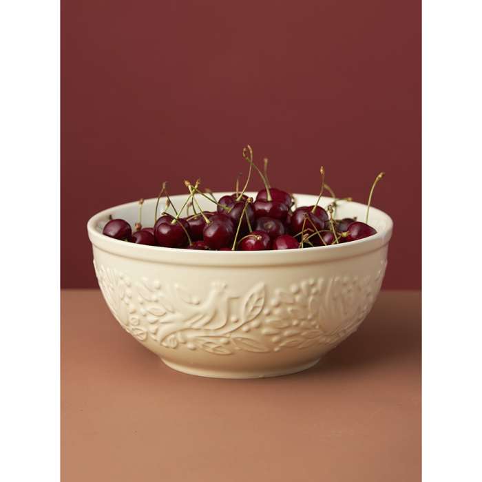 Миска для смешивания Birds of Paradise, 2,6 л, кремовая LIBERTY JONES CZ-LJ-MBW-CR-2.6