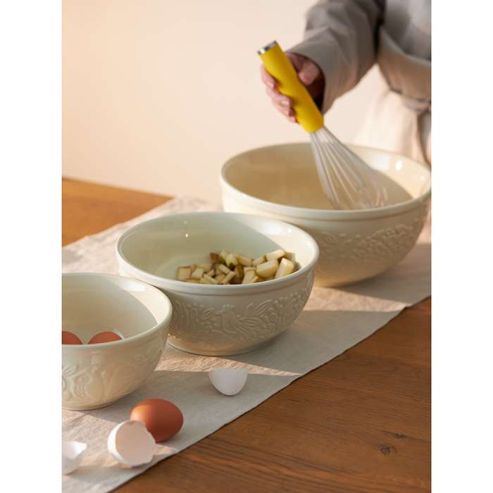 Миска для смешивания Birds of Paradise, 2,6 л, кремовая LIBERTY JONES CZ-LJ-MBW-CR-2.6