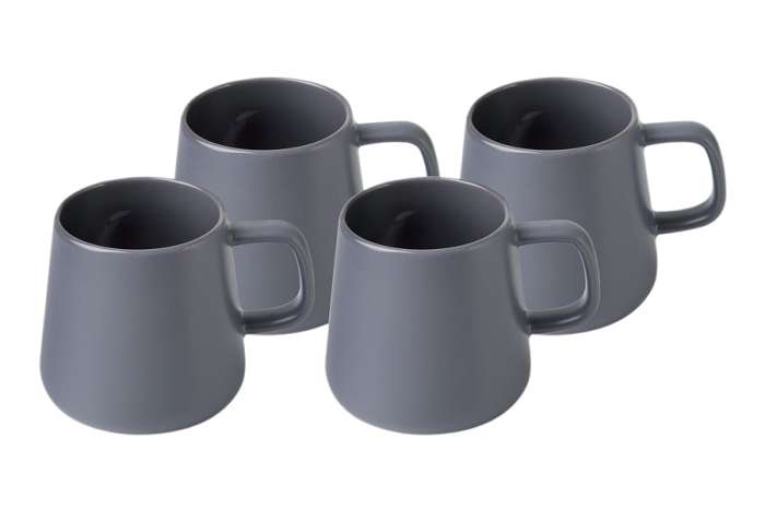 Набор из 4-х кружек Blend Sala, тёмно-серый, 0,375 л Maxwell & Williams MW475-DI0422