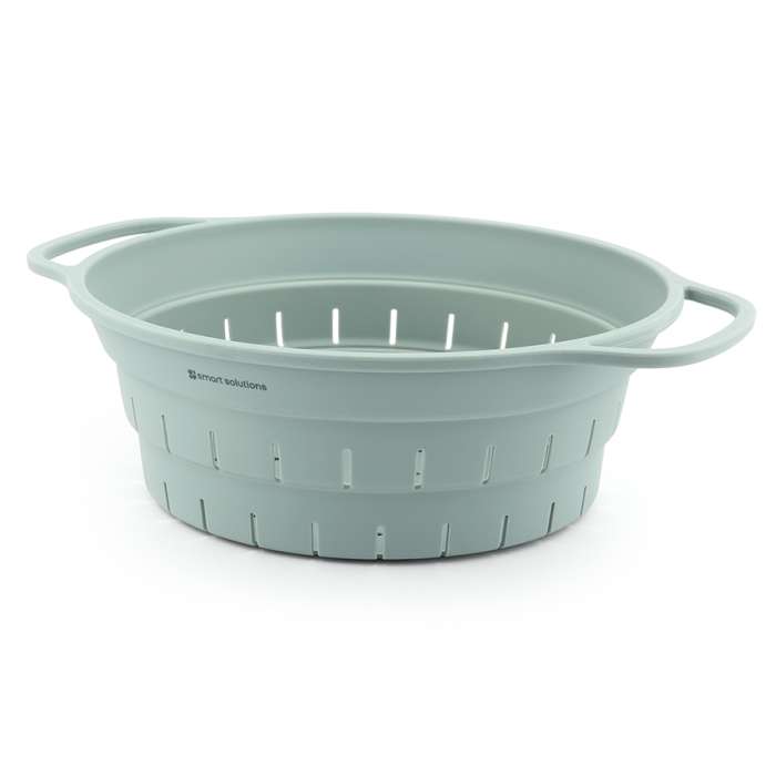 Дуршлаг складной силиконовый smart helper, D25,5 см, шалфей Smart Solutions SS0000425