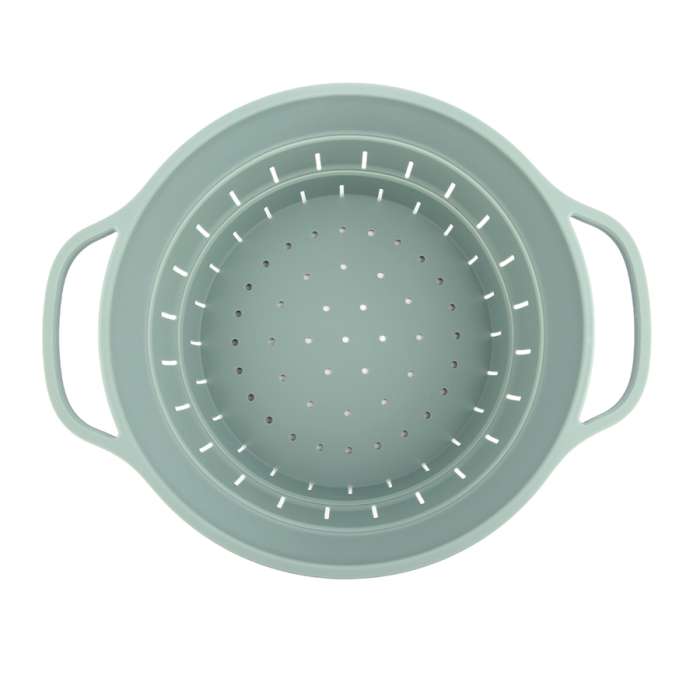 Дуршлаг складной силиконовый smart helper, D25,5 см, шалфей Smart Solutions SS0000425