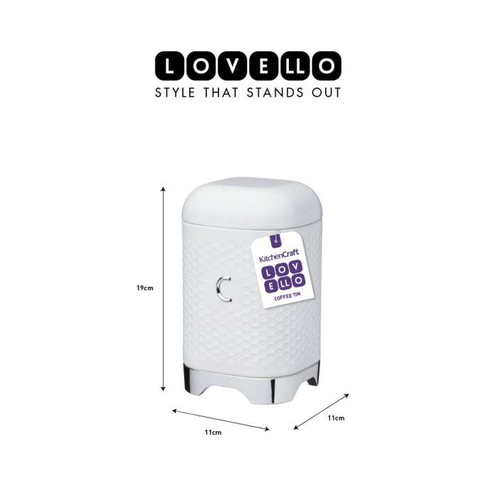 Ёмкость для хранения кофе Lovello Retro Ice White KITCHEN CRAFT LOVCOFFEEWHT