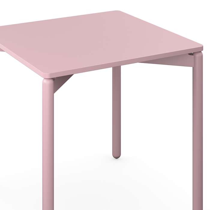 Стол обеденный saga, 75х75 см, розовый LATITUDE SGBRDTBL_D_SQPK75