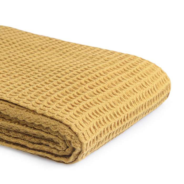 Плед из шерсти цвета охры из коллекции essential, 130х180 см Tkano TK23-TH0005