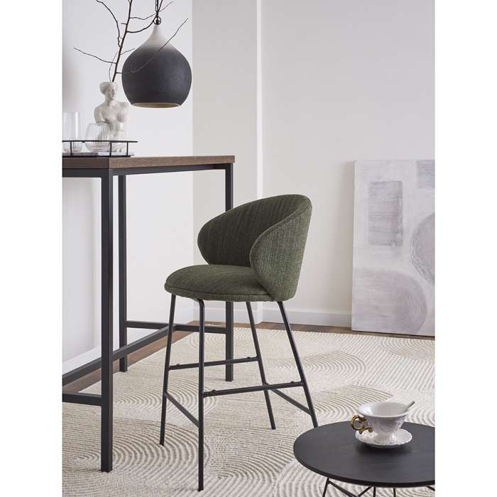 Стул полубарный comfy, рогожка, шпинат Bergenson Bjorn BB0000684