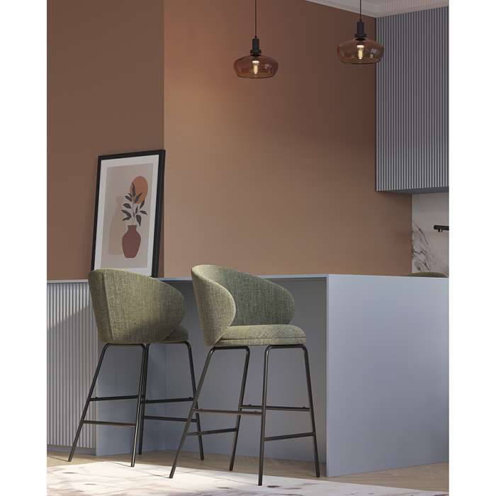 Стул полубарный comfy, рогожка, шпинат Bergenson Bjorn BB0000684