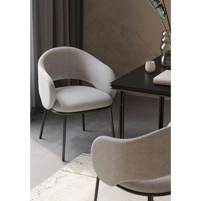 Стул coastal, букле, дымчато-серый Bergenson Bjorn BB0000833