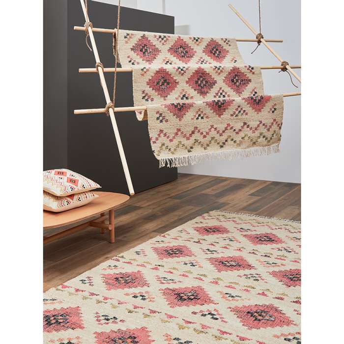 Ковер из шерсти по мотивам башкирских орнаментов из коллекции cultural heritage, 120х180 см Tkano TK24-DR0017