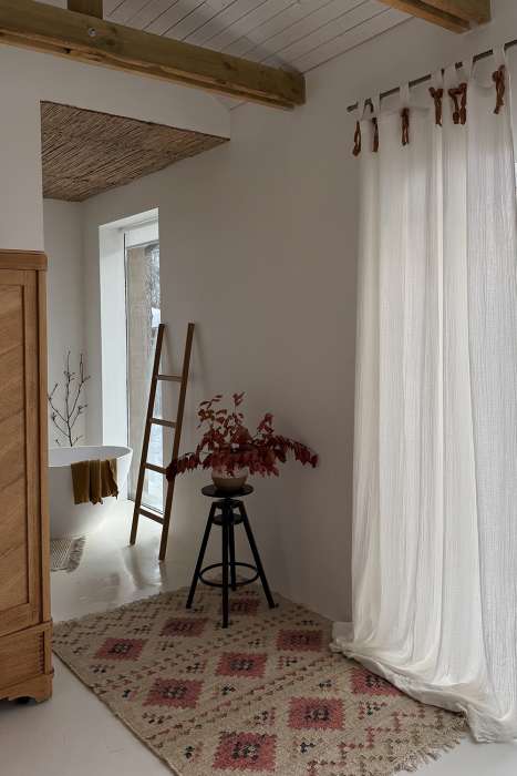 Ковер из шерсти по мотивам башкирских орнаментов из коллекции cultural heritage, 120х180 см Tkano TK24-DR0017