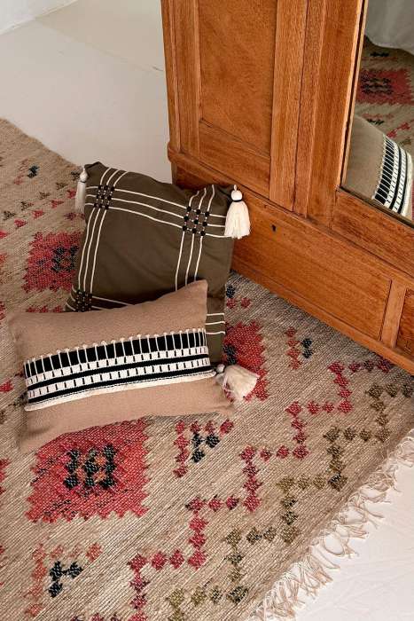 Ковер из шерсти по мотивам башкирских орнаментов из коллекции cultural heritage, 120х180 см Tkano TK24-DR0017