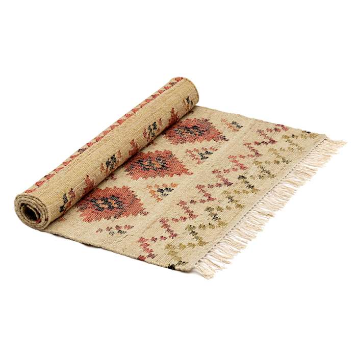 Ковер из шерсти по мотивам башкирских орнаментов из коллекции cultural heritage, 120х180 см Tkano TK24-DR0017