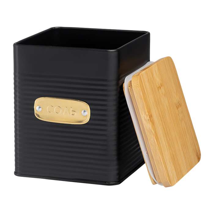 Банка для хранения соли irmel, 1,7 л, графит Smart Solutions SS0000204