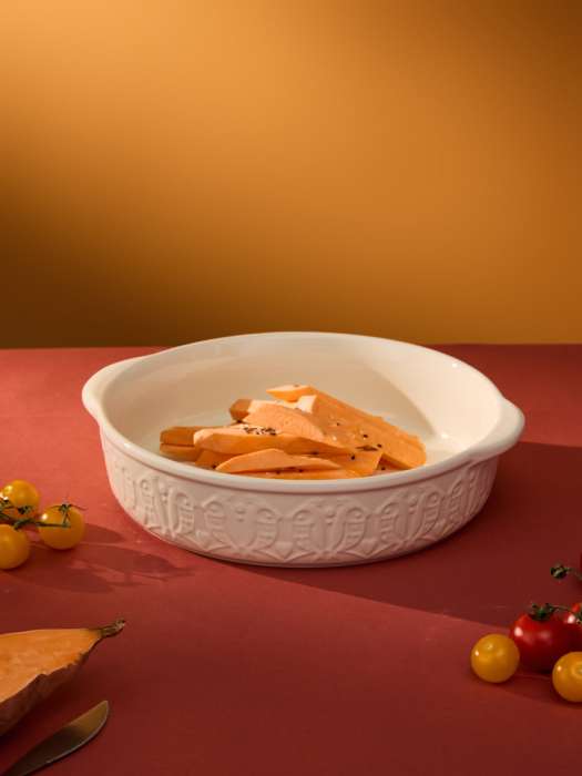 Блюдо для запекания birds of paradise, D27 см, кремовое Liberty Jones LJ0000134