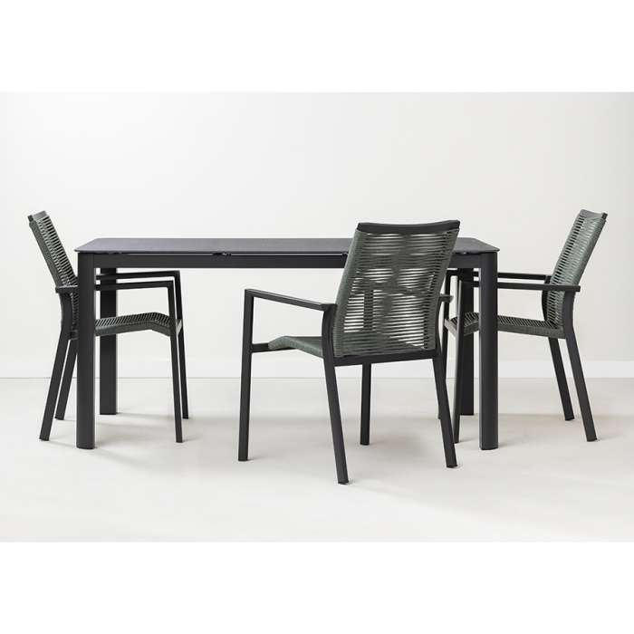 Стол обеденный leif, 160х90 см, темно-серый Bergenson Bjorn BB0000468