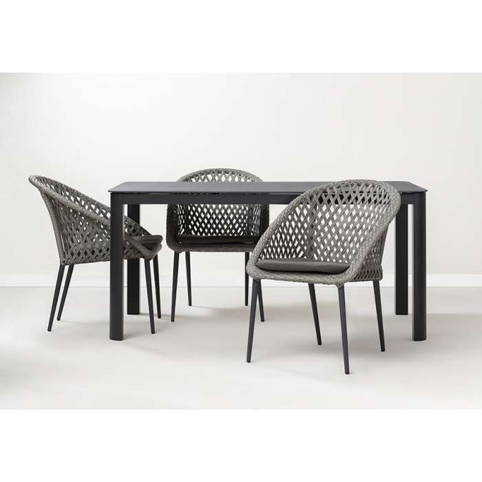 Стол обеденный leif, 160х90 см, темно-серый Bergenson Bjorn BB0000468