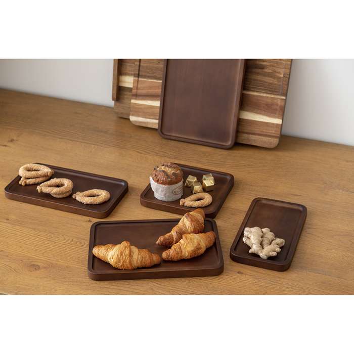 Поднос bernt, 25х14 см, орех Bergenson Bjorn TL-BB-TRRC-WBR-25-14