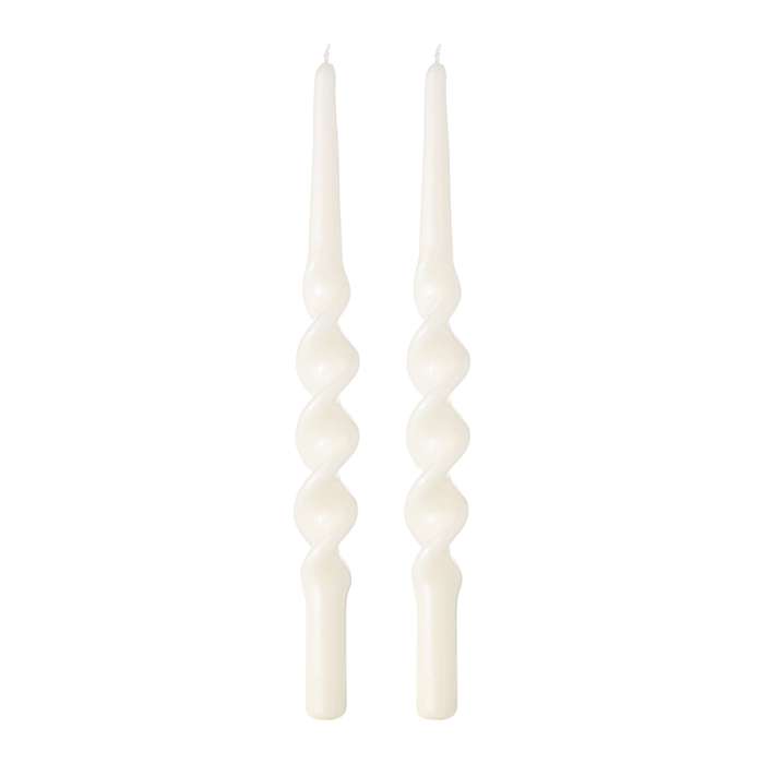 Набор из двух свечей кремового цвета из коллекции essential, 35 см Tkano TK25-CND0004