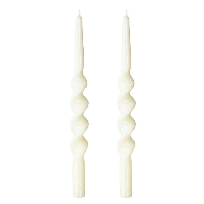 Набор из двух свечей кремового цвета из коллекции essential, 35 см Tkano TK25-CND0004