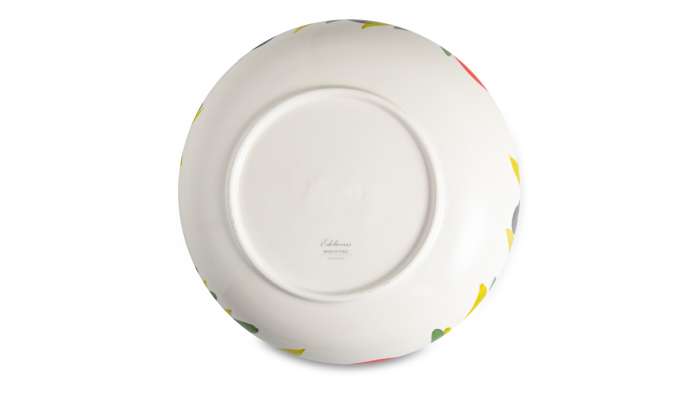 Тарелка для пасты Томаты и оливки 23 см, керамика EDELWEISS EDW-2005R