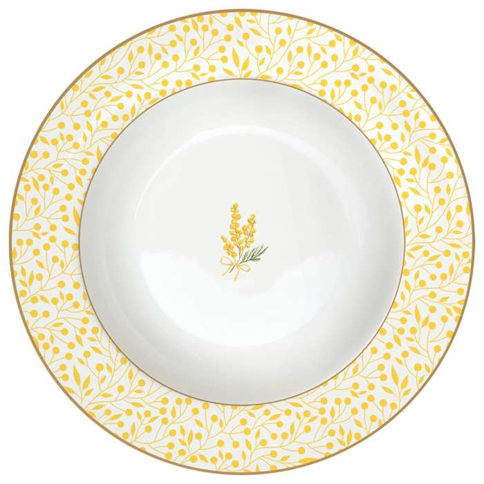 Тарелка глубокая mimosa, 21,5 см Easy Life R0943/MIMO
