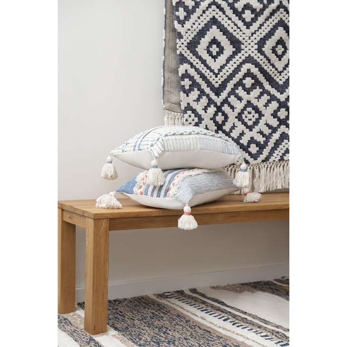 Чехол на подушку с кисточками и бахрамой из коллекции ethnic, 35х60 см Tkano TK22-CC0012