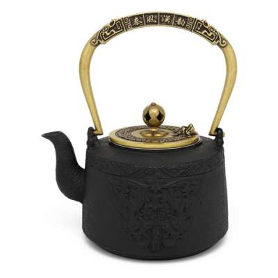 Чайник заварочный Bredemeijer Emperor 1,2л, с фильтром, ручная работа, чугун, п/к