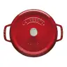 Кокот круглый, 28 см, 6,7 л, вишневый STAUB 1102806