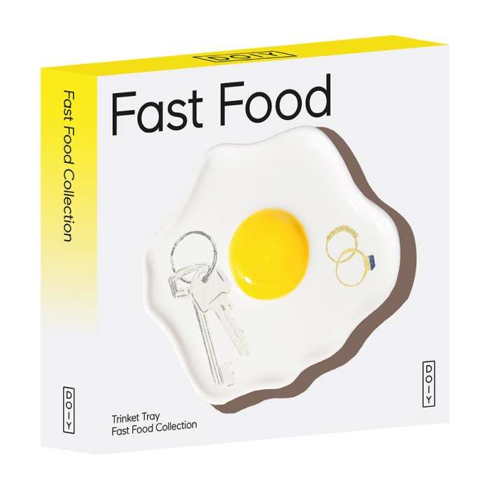 Поднос декоративный fast food, egg, 14,5x14 см DOIY DYTRTRFFEG