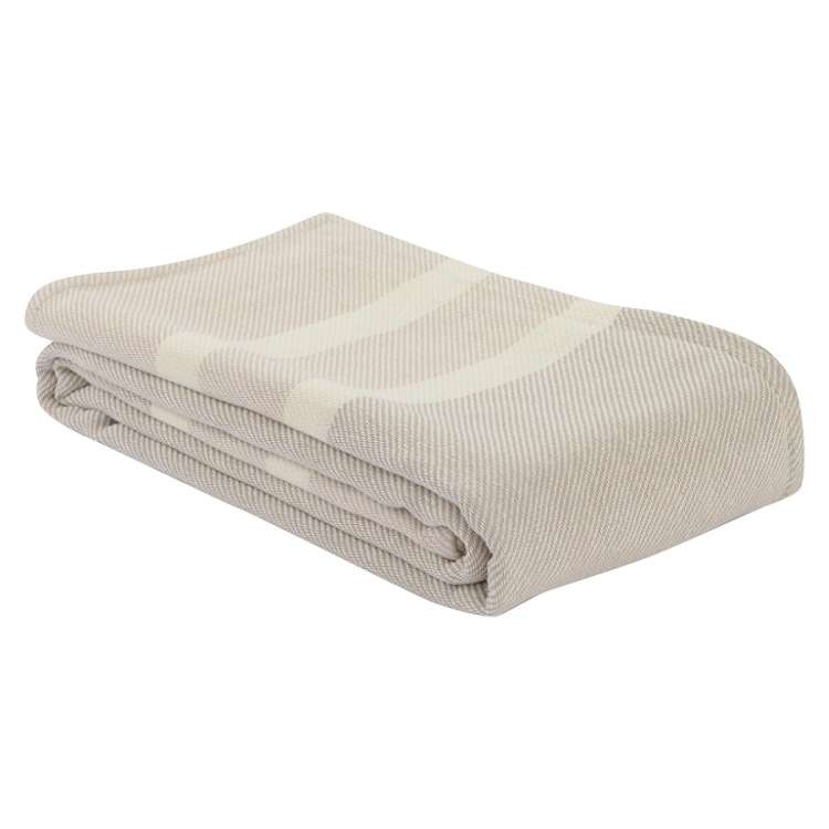 Покрывало базовое бежевого цвета из коллекции ethnic, 230х250 см Tkano TK21-BS0004